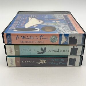 Time Quintet Madeleine L'Engle Audiobook CD Set Wrinkle in Time 3 Books